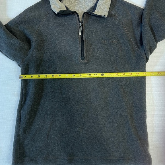 Columbia Men’s Brown/Grey Fleece Sweater Size Medium - Picture 5 of 6